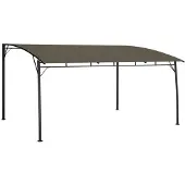 vidaXL Garten-Sonnenschutz 4x3x2,55 m Taupe