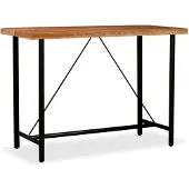 vidaXL Bartisch Akazie Massivholz 150 x 70 x 107 cm