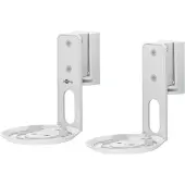 Goobay Lautsprecher-Wandhalterung Modern Era 1 Flex, weiß - 2 Stück, kompatibel mit dem Sonos Era 100, schwenkbare und neigbare Lautsprecherhalterung