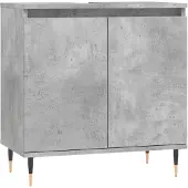 vidaXL Badschrank Betongrau 58 x 33 x 60 cm Holzwerkstoff