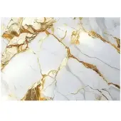 WALLARENA FOTOTAPETE Marmor Steinwand Gold Wohnzimmer 350x250