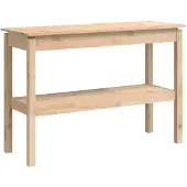 vidaXL Konsolentisch 110x40x75 cm Massivholz Kiefer