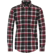 Casamoda Flanellhemd "Flanellhemd Langarm kariert"