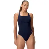 Speedo - Women's Solid Flex Band One Piece - Badeanzug Gr 40 blau