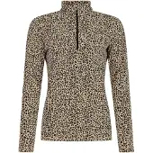 Protest Skipullover Esher 1/4 Zip Active Top Damen Bamboo Beige / Black-XL