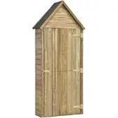 vidaXL Garten-Geräteschuppen mit Tür 69,5x32x178 cm Kiefer Imprägniert