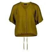 Zero Klassische Bluse "Casual-Bluse", Damen, Gr. 34, grün (fir grün), Obermaterial: 88% Viskose CV. 12% Polyamid PA., Blusen Klassische Bluse