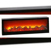 Hi Haushalt International 57081 Kamin Laterne mit 10 warmweissen LEDs 60x10x20cm