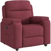 vidaXL Relaxsessel Weinrot Stoff