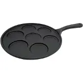KINGHOFF 23 cm große Bratpfanne aus Gusseisen für Eierpfannkuchen 8378