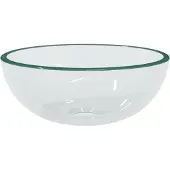 vidaXL Waschbecken Hartglas 30x12 cm Transparent
