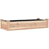 vidaXL Hochbeet mit Einsatz 120x45x25 cm Massivholz Tanne