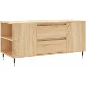 vidaXL Couchtisch Sonoma-Eiche 102x44,5x50 cm Holzwerkstoff