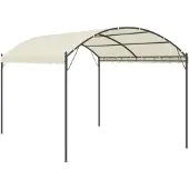 vidaXL Pavillon Stoff Creme