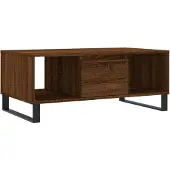 vidaXL Couchtisch Braun Eichen-Optik 90x50x36,5 cm Holzwerkstoff