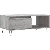 vidaXL Couchtisch Grau Sonoma 90x50x36,5 cm Holzwerkstoff