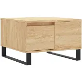 vidaXL Couchtisch Sonoma-Eiche 55x55x36,5 cm Holzwerkstoff