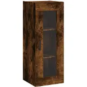 vidaXL Wandschrank Räuchereiche 34,5x34x90 cm
