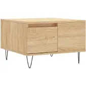 vidaXL Couchtisch Sonoma-Eiche 55x55x36,5 cm Holzwerkstoff