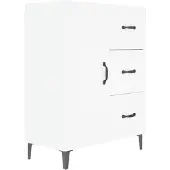 vidaXL Sideboard Weiß 69,5x34x90 cm Holzwerkstoff
