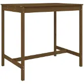 vidaXL Gartentisch Honigbraun 121x82,5x110 cm Massivholz Kiefer