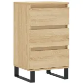 vidaXL Sideboard Sonoma-Eiche 40x35x70 cm Holzwerkstoff