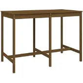 vidaXL Gartentisch Honigbraun 159,5x82,5x110 cm Massivholz Kiefer