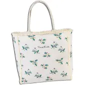 Frida Kahlo Shopper 62211 Tote Bag grau gemustert + blumen