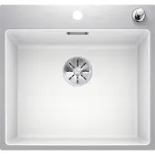 BLANCO SUBLINE 500-IF/A, Schrankwaschbecken, Silgranit, Weiß, 60 cm, Deutschland