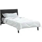 vidaXL Bettdecke 200 x 155 x 4 cm Keine Polyester Weiß Atmungsaktiv