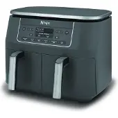 Ninja Dz300eu Heißluftfritteuse Grau 7.6 Liters / EU Plug 220V Grau 7.6 Liters