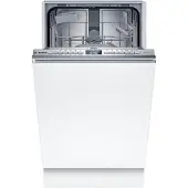 Bosch Serie 4 SPV4HKX10E, Voll integriert, Single (45 cm breit), Edelstahl, Tasten, 1,75 m, 1,65 m