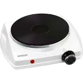Sencor SCP 1503WH, Weiß, Arbeitsplatte, 24 cm, Versiegelte Platte, Gusseisen, 1 Zone(n)