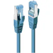Lindy 47153, 10 m, Cat6a, S/FTP (S-STP), RJ-45, RJ-45, Blau