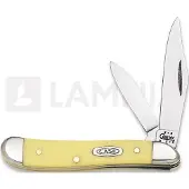 Case Knives Case Peanut Yellow Synthetic, 00030, 3220 CV-Stahl Taschenmesser