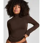 Hunkemoller Pyjama "super soft Turtleneck shirt with Cashmere"