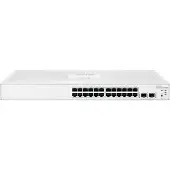 HP Aruba Networking Networking Instant On Switch 24p Gigabit 2p SFP 1830, Managed, L2, Gigabit Ethernet (10/100/1000), Vollduplex, Rack-Einbau, 1U