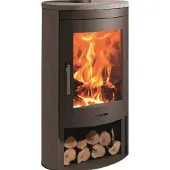 Panadero Kaminofen mit Speckstein OVAL 3 STEIN - 8,7 kW