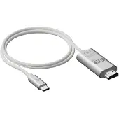 LINQ LQCCH200, USB C, HDMI, 2 m, Grau