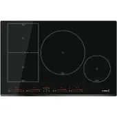 CATA INSB 8021 BK, Schwarz, Integriert, 80 cm, Zonen-Induktionskochfeld, Glas, 4 Zone(n)