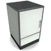 Glutos Küchenherd HH 02 G | weiß | Scharnier links | 5,5 kW