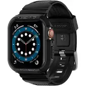 Spigen Rugged Armor Pro Hülle für Apple Watch 44 mm / 45 mm - Schwarz