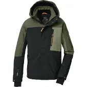 Killtec KSW 200 Boys Ski Jacket dunkeloliv/olive/sage (00756) 164