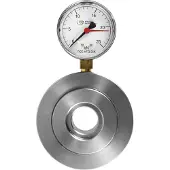 Pce Instruments -HFG 25K Hydraulische Kraftmessdose mit Befestigungsbohrungen|27 mm große Ringöffnung|rostfr. Stahl