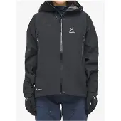 Haglöfs Roc Flash Goretex Jacke Schwarz XS Frau Schwarz XS