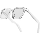 COLMI G06 Smart Glasses, Smarte Brille mit Audio, Freisprechfunktion, Bluetooth - Farbe: transparent