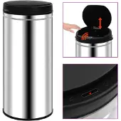 vidaXL Automatischer Sensor-Mülleimer 80 L Edelstahl