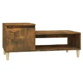 vidaXL Couchtisch Räuchereiche 100x50x45 cm Holzwerkstoff