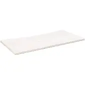 vidaXL Schreibtischplatte Weiß 100x50x2,5 cm Massivholz Kiefer