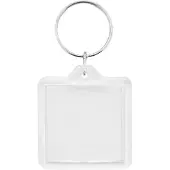 Combicraft Plexiglas Schlüsselanhänger Quadrat klein, 40x40mm - 50 Stück